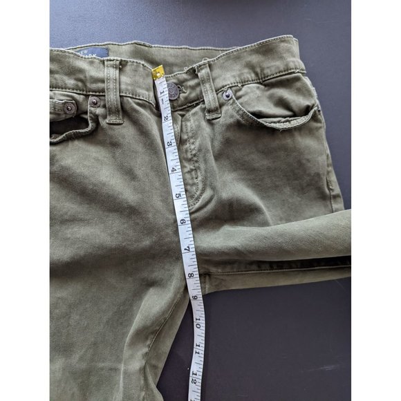 J. Crew Women's Olive Green Low Rise Toothpick Jeans Size 26 Casual Fall Stretch - Picture 11 of 12